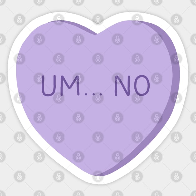 Mean Valentines Day Candy Sticker by valentinahramov